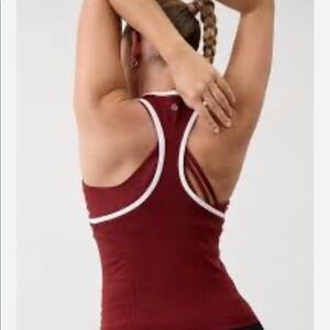 Athleta momentum, seamless high neck crop tank NWT